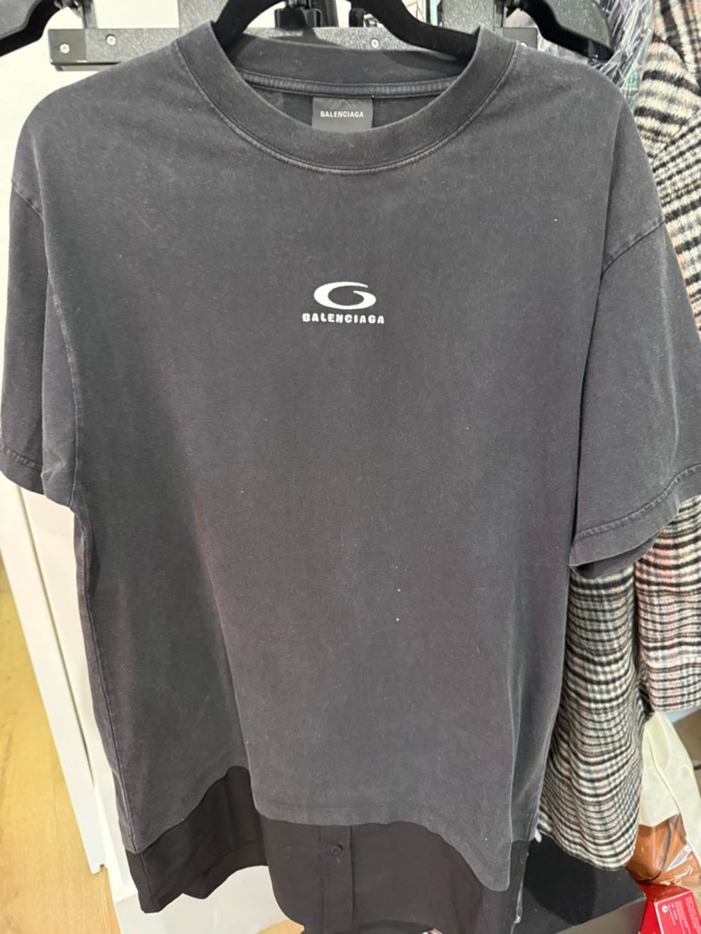 Balenciaga Black T-Shirt (Dress/Tunic)  *NWOT* - Picture 3 of 7